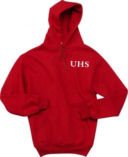 JERZEES Pullover Hooded Sweatshirt, Red